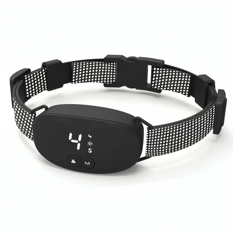 Black Compact Dog Training anti Bark Collar