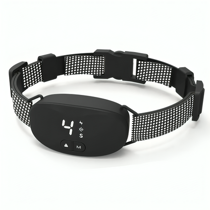 Black Compact Dog Training anti Bark Collar