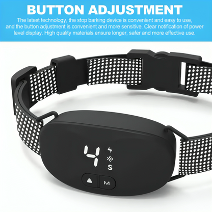 Black Compact Dog Training anti Bark Collar