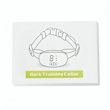 Black Compact Dog Training anti Bark Collar